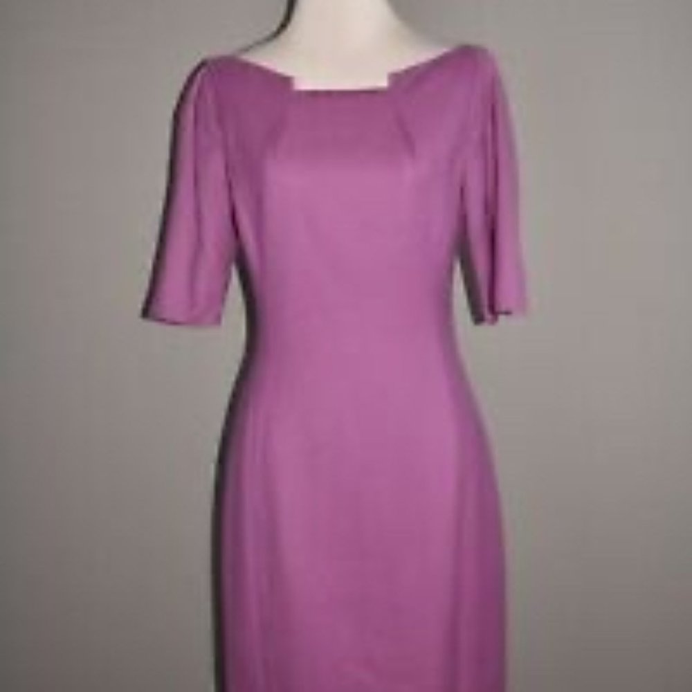 Elie Tahari purple Midi Dress